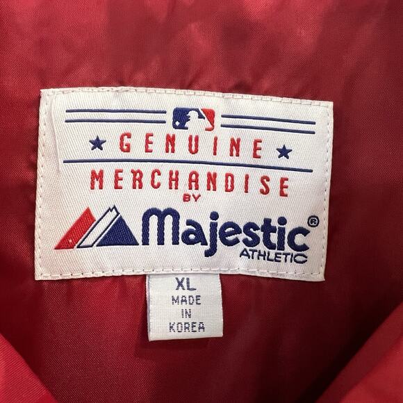 Majestic Authentic- Cleveland Indians Jacket- size Extra Large. Chief Wahoo - Picture 3 of 11